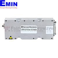 Fairview  SPA-075-58-10-SMA 58 dB Gain High Power High Gain Amplifier at 15 Watt Psat Operating From 7.2 GHz to 7.5 GHz with SMA