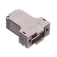 Amphenol CONEC 165X13519X Strain Relief Backshell 9P PLASTIC HOOD W/ SIDE CABLE EXIT