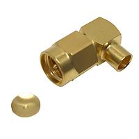Radiall R125154000 Connectors SMA / RIGHT ANGLE PLUG SOLDER TYPE CABLE .141