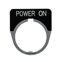 Eaton 10250TM83 Legend Plate, Test LGD PLT 1/2RND TEST