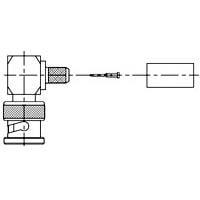 AMP Connectors - TE Connectivity 1-1337440-0 Connectors R/A PLG HEX 75 OHM