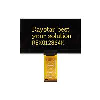 Microtips Technology REX012864KYPP3N00000 OLED Displays Yellow OLED128 x 64 Graphic Display