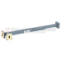 Fairview FMWCP1006 20 dB WR-34 Directional Waveguide Broadwall Coupler With UG-1530/U Square Cover Flange and E-Plane Coupled Port from 22 GHz to 33 GHz