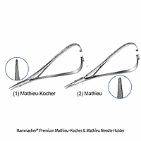 Hammacher HA.HSD005.14 Needle Holder, 140mm
