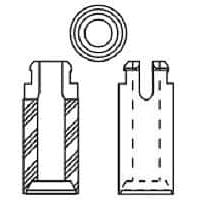 Eagle Plastic Devices 561-STS8025 Stackable STACKABL SPCR #8X1/4