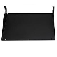 HellermannTyton T19X145 Racks & Rack Cabinets Solid Cantilevered Equipment Shelf, 2U, Steel, Black, 1/box