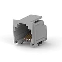 AMP Connectors - TE Connectivity 5406514-2 Modular RJ1 1SMT 6/6 GRAY