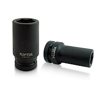 TOPTUL KABE3250 6PT Flank Deep Impact Sockets (1" Dr. x 50mm, L=108mm)