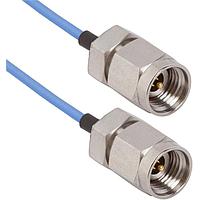 Amphenol SV Microwave 7015-0802 RF Cable Assemblies 2.92mm M to 2.92mm M Cbl Assy for .047Cbl