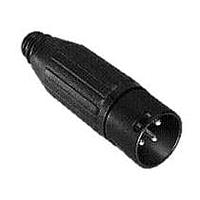 Switchcraft AAA4MBZH Cable Connectors 4P M SLD XLR MTL HND BLACK FINISH, Ag PL