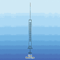 SGE SE.005200 Syringe fix needle gas tight 100ul