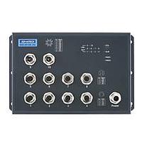 Advantech EKI-9510E-2GL-AE Unmanaged Ethernet Switches 8 x D-code+ 2 x X-code, Unmanaged, LV