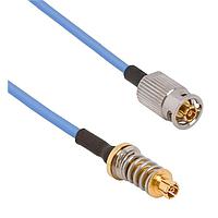 Amphenol SV Microwave FQSMPM-047-FV67SMPM-120 RF Cable Assemblies SMPM F QB to VITA 67.1/2 SMPM   12"Cable