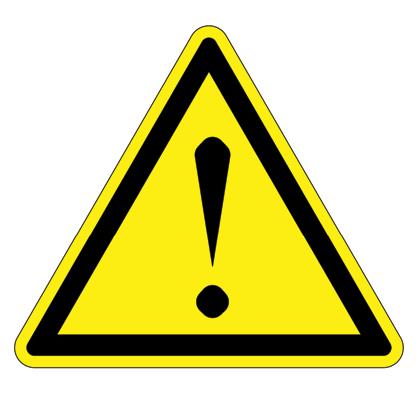 Industrial safety labels and warning signs for equipment marking and hazard identification
