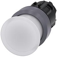 SIEMENS A6X30140466 Mushroom ILLUM. MUSHROOM PUSHBUTTON. 30MM. WHITE