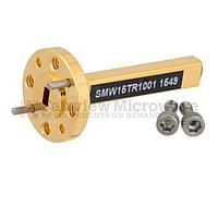 Fairview SMW15TR1001  Instrumentation Grade WR-15 Waveguide Termination 1 Watt With a 50 GHz to 75 GHz Frequency Range in Brass