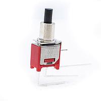 E-Switch 800CSP1B6M7QE Pushbutton Switches Pushbutton, SPDT , On-On, Through Hole, Right Angle, Vertical, Black