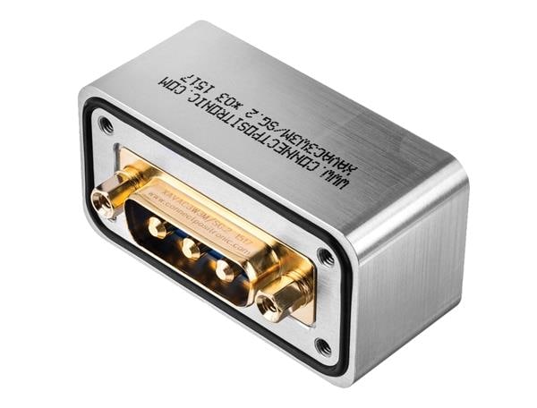 Industrial connector interface components for D-Sub connection adaptation