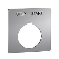 Square D 9001KN155WP Legend PSH BTTN LEGEND PLATE 30MM, Type K