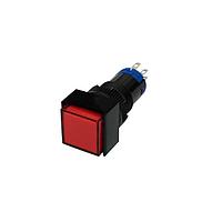 Adam Tech SW-PB5-AB3BR112V-IP40-8 Industrial Switches INDUSTRITAL PUSHBUTTON SWITCH, 1