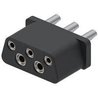 Mill-Max 888-93-005-00-001000 Power to the Board Shrouded Wire,Dbl Rw Termination Socket