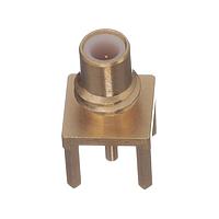 Radiall R112426000 PCB Receptacles SMC / STRAIGHT JACK RECEPTACLE FOR PCB SOLDER LEGS