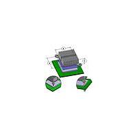Advanced Thermal Solutions ATS-P1-137-C2-R0 Heat Sinks pushPIN Heat Sink Assembly, Coarse-Pitch/Straight, Hole: Left-Tab, Blue, T766