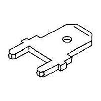 AMP Connectors - TE Connectivity 63525-1 (CUT STRIP) PC Tab 187 PCB Cut Strip of 100