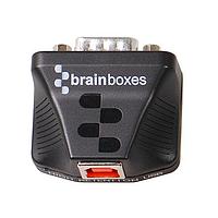 Brainboxes US-320 USB to RS-422/485 Compact 1 Port RS422/485 High Retention USB 1MBaud