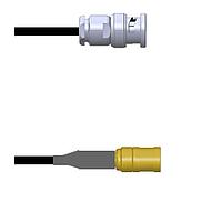 Amphenol Custom Cable Q-0J03W0003084i RF Cable Assemblies BNC-SP/SMB-SP G174 84I