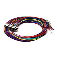 Glenair MWDM2L-69S-6K7-18B Micro-D D-Sub Connectors MICRO D PREWIRED CON 69CNT SKT #26AWG