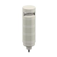 Banner Engineering TL70GYRACQ Modular Tower Light TL70 Tower Light; Gray Housing: 3-Color Audible Indicator; Voltage: 12-30 V dc; Environmental Rating: IP65; Input: Bimodal; Colors: Green Yellow Red; 5-pin M12 Integral QD