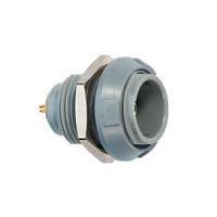 REDEL PKG.M0.4GL.LG Connectors 4P FIXED RCPT SOLDER W/2 NUTS GRY FNT NU