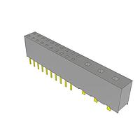 Samtec HPFC-110-01-L-D-03 Signal/Power Combo Socket .100" Signal/Power Combo Socket Strip