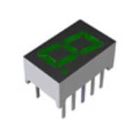 ROHM Semiconductor LAP-301MB Numeric Display 1DIGIT 8LED GRN CA DISP MOD