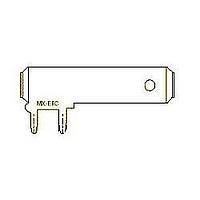 Molex 19711-4005 PC Tab .250X.032 PCB TERMIN ERMINAL LOOSE PLATED