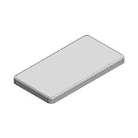Masach Tech MS409-10S EMI/RFI Shield, One-Piece 40.9 x 21.5 x 2.5mm One-piece Drawn-Seamless RF Shield/EMI Shield (CRS)