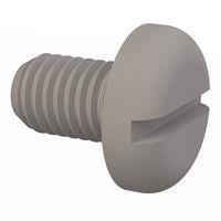 Essentra Components 50M100150N016 Pan Slotted Pan Slotted Screw, M10 X 1.5 Thread, 16mm Lg