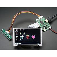 Adafruit 1928 Display Development Tools HDMI 4 Pi: 5 Display (no Touch) w/Mini Driver - 800x480 HDMI