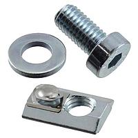 RK Rose+Krieger 4014111 Mounting Hardware FIXATION SET, 40, M8 X 16MM BOLT, SLOT STONE K & WASHER, STEEL