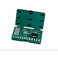 SATA 09001 25PC. 1/4inch DR. SOCKET SET (METRIC)