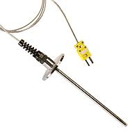 OMEGA TCV-KU-0600-40-CB-40 Vacuum Flanged Thermocouple Probes with Extension Cable (K, 900 °C)