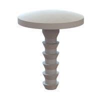 Essentra Components 27AMR0940375 Snap-Together Rivet Male Adjustable Rivet, .070 - .290 Panel, .354 OD