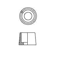 C&K 702501201 Nut NICKEL DRESS NUT