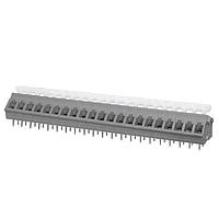 Same Sky (formerly CUI Devices) TBL005A-500-21GY-2WT Fixed Terminal Blocks Terminal block, screwless, 5.00, 45, 21, Gray w White Button