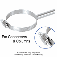 SciLab SL.Cla7202 Clamp, STS, Band-type, Grip capa. Φ85~115mm, Stem-Φ13×400mm
