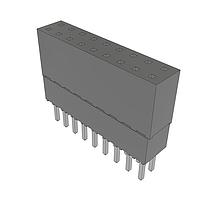 Samtec ESQ-109-23-L-D Sockets Elevated Socket Strip