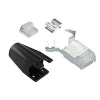 Stewart Connector SS-39200-093 Modular IP20 Modular Plug Cat6a 8P 8C Shielded .056"-.062" Conductors .315"-.335" Overall OD