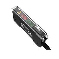 Banner Engineering DF-G3-KD-Q5 Fiber Optic Sensors DF-G3 Red Beam High Power Dual Display Fiber Amplifier; Range: Depends on Fiber; Input 10-30 V dc; Output 1: Push/Pull with IO-Link; Output 2: PNP only; 150 mm (6 in) 4-pin M12 PVC Pigtail QD