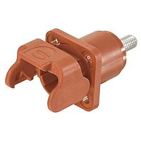 HARTING 09930010302XL Heavy Duty Power Connectors Han S Bulkhead Mount Housing, red, M20, w/ male contact M8 (100 piece packaging)